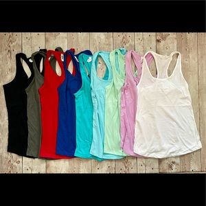 9 Next Level Racerback Tank Top Bundle Lot Shirts